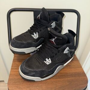 Air Jordan 4 Retro SE ‘Black Canvas’ Size 6Y